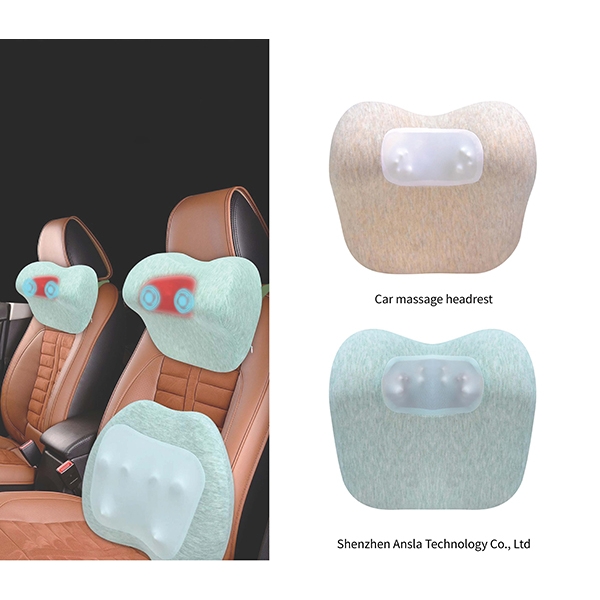 Car massage headrest